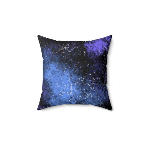 Spun Polyester Square Pillow Midnight Sky