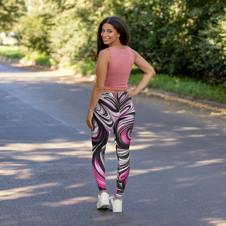 Women's Spandex Leggings (AOP)Swirl