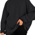 Oversized Women's Hooded Pullover Sweater