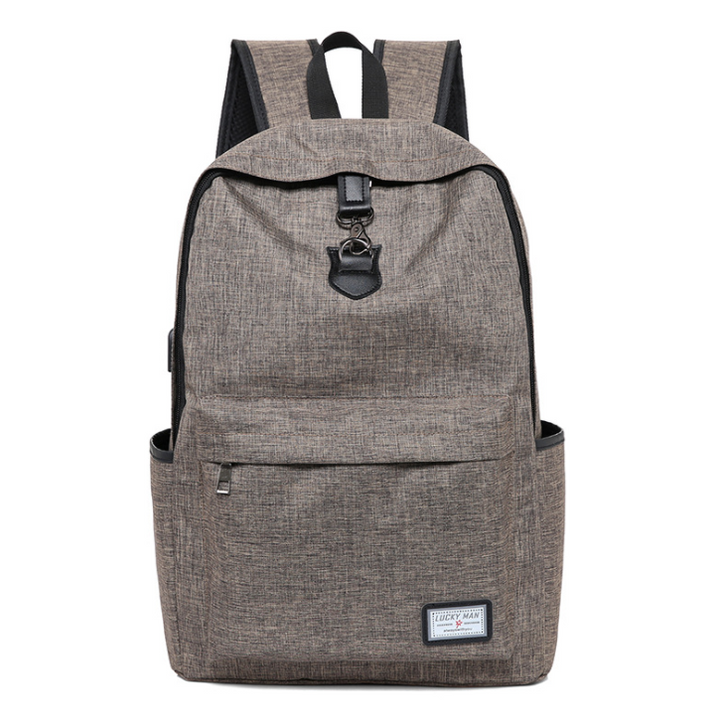 Backpack Grey Anti Theft Bag