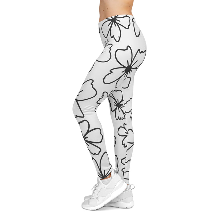 Women's Casual Leggings (AOP)Flowers