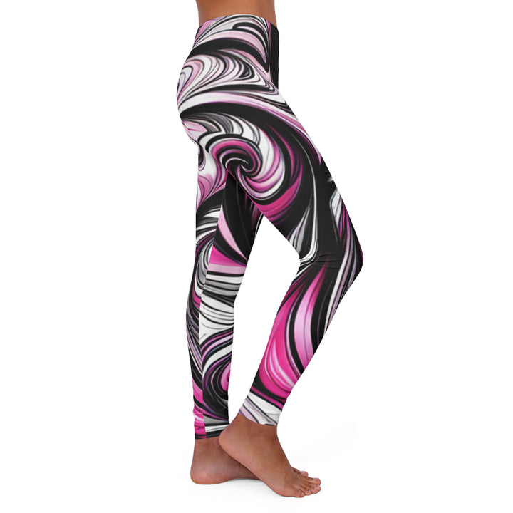 Women's Spandex Leggings (AOP)Swirl